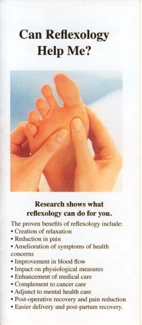 Can Reflexology Help Me? pamphlet